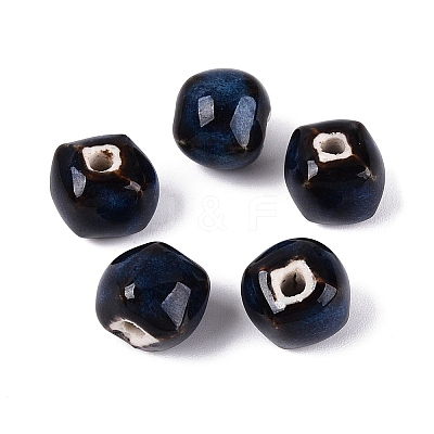 Vintage Handmade Porcelain Beads PORC-N013-18-02-1