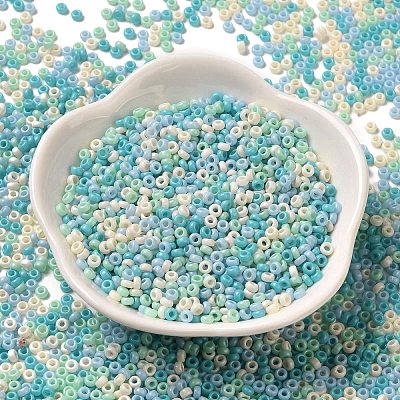 Baking Paint Glass Seed Beads SEED-P006-03A-17-1
