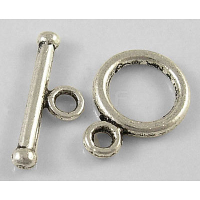 Tibetan Style Alloy Toggle Clasps LS-LF1185Y-NF-1