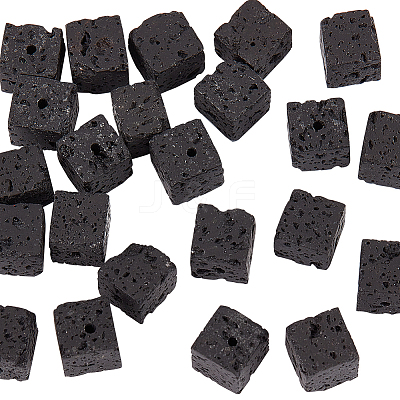 Natural Lava Rock Beads Strands G-WH0018-034B-1