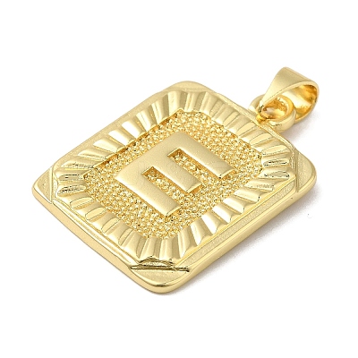 Rack Plating Brass Pendants KK-B092-42G-E-1