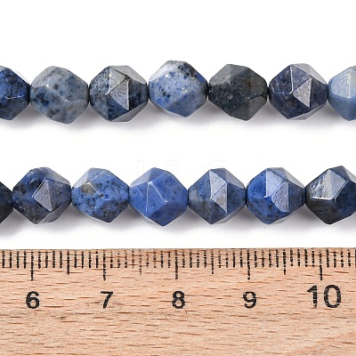 Natural Dumortierite Quartz Beads Strands G-F523-17-8mm-01-1