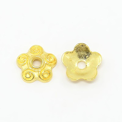 Tibetan Style Alloy Bead Caps LS-TIBEB-EA478Y-G-FF-1