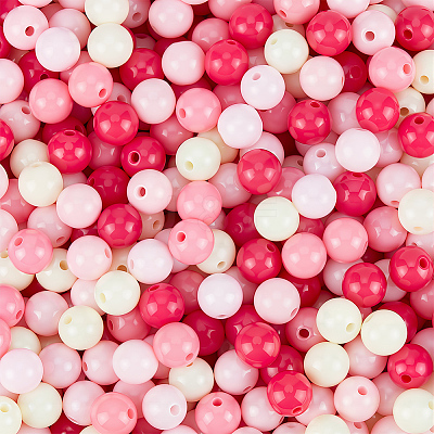 Opaque Acrylic Beads SACR-PA0001-04B-05-1