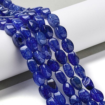 Natural Dragon Veins Agate Beads Strands G-G172-01Q-1