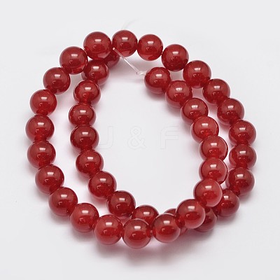 Natural & Dyed Malaysia Jade Bead Strands X-G-A146-10mm-A02-1