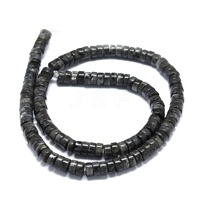 Natural Larvikite Beads Strands G-G974-02-1