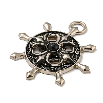Tibetan Style Alloy Pendants PALLOY-A007-03AS-1