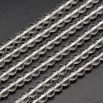 Synthetic Quartz Round Bead Strands X-PIEG-J002-16-6mm-1