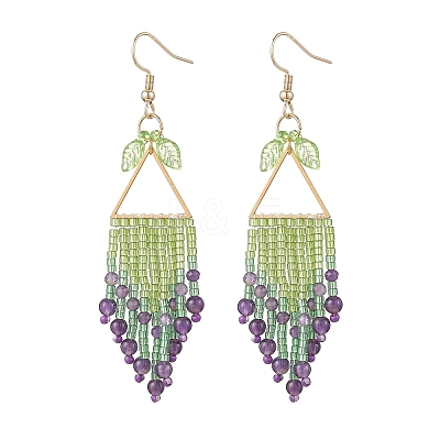 304 Stainless Steel Dangle Earrings EJEW-MZ00513-01-1
