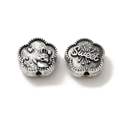 Tibetan Style Alloy Beads PALLOY-P302-12C-AS-1