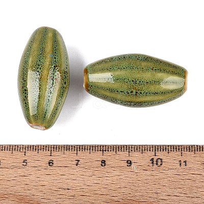 Vintage Handmade Porcelain Beads PORC-N013-24-03-1