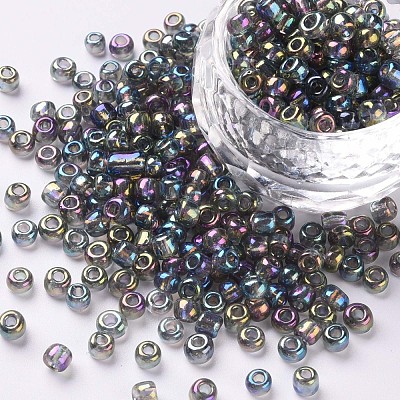 Round Glass Seed Beads SEED-A007-4mm-172-1