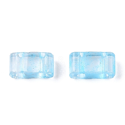 2-Hole Glass Seed Beads SEED-T003-01B-10-1