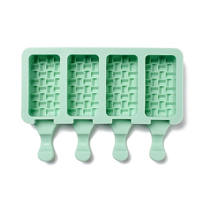 Food Grade DIY Rectangle Ice-cream Silicone Molds DIY-D062-05A-1