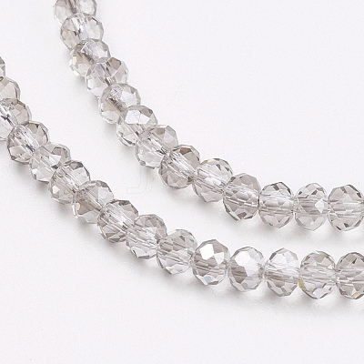 Transparent Glass Beads Strands GLAA-F076-B04-1