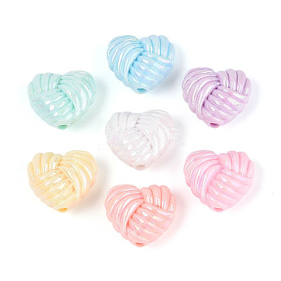 Opaque Acrylic Beads OACR-N150-01-1