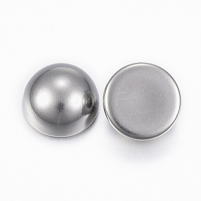 Non-Tarnish 304 Stainless Steel Cabochons X-STAS-H398-12mm-37P-1