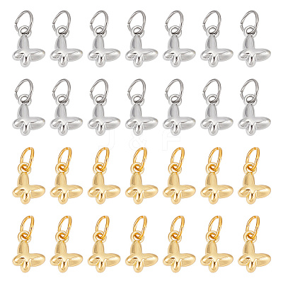 28Pcs 2 Colors Alloy Charms FIND-AR0003-87-1