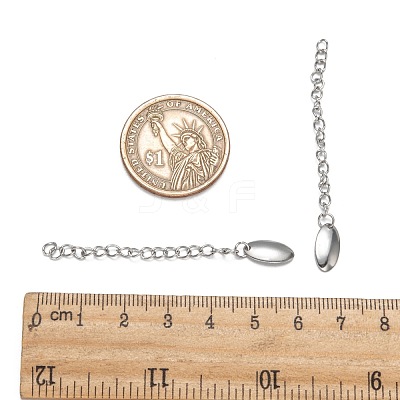 Tarnish Resistant 304 Stainless Steel Chain Extender STAS-E104-37P-1