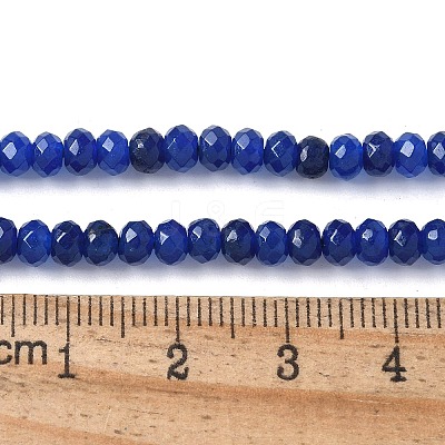 Dyed Natural Malaysia Jade Rondelle Beads Strands X-G-E316-2x4mm-68-1