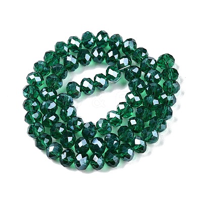 Electroplate Glass Beads Strands EGLA-A044-T8mm-A18-1