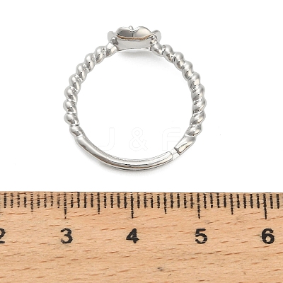 Brass Finger Cup Peg Ring Settings KK-L184-58P-1