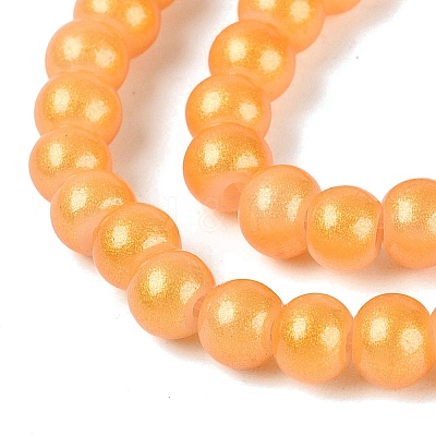 Baking Paint Glass Pearl Beads Strands LS-DGLA-ZX001-05A-12-1