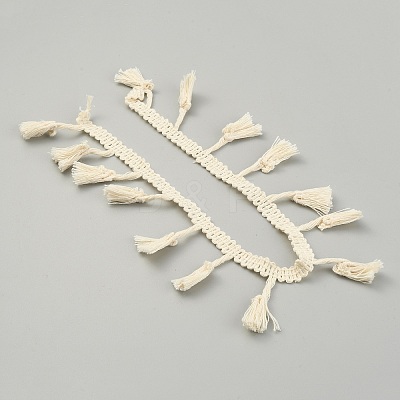 Cotton Tassel Ribbon OCOR-WH0079-36A-1