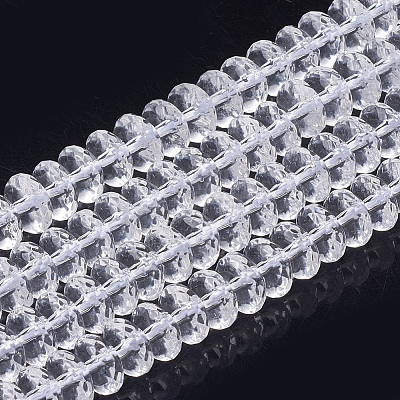Synthetic Quartz Crystal Beads Strands X-G-S285-13-1