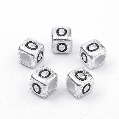 Plated Acrylic Beads X1-PB43C9308-O-1