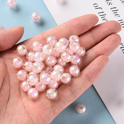 Transparent Acrylic Beads X-TACR-S152-15B-SS2112-1