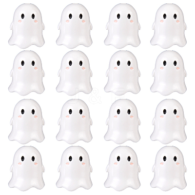 30Pcs Opaque Acrylic Beads MACR-SC0001-60A-1