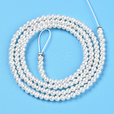 Natural Nucleated Pearl Beads Strands PEAR-N016-02B-1