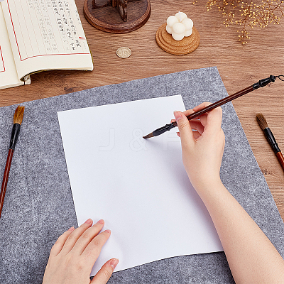 Chinese Calligraphy Felt Roll-up Mat AJEW-WH0818-017B-1