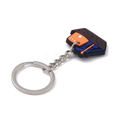 Cartoon PVC Pendant Keychain KEYC-U001-01F-1