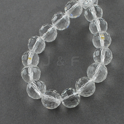 Transparent Glass Bead Strands GLAA-R095-12mm-15-1