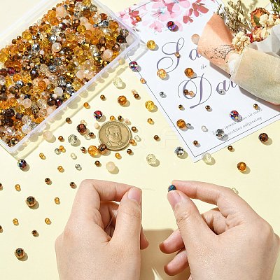 1000Pcs Glass Beads GLAA-CJC0001-24D-1