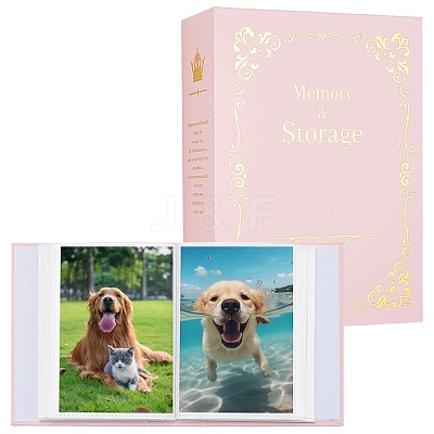 Paper Cover Interstitial Album Book AJEW-CP0011-01B-1