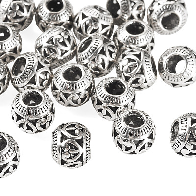 20Pcs Tibetan Style European Beads MPDL-TADJ0001-01-1