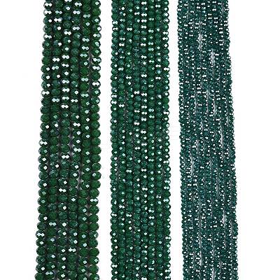 Electroplate Glass Beads Strands EGLA-A034-P6mm-A09-1
