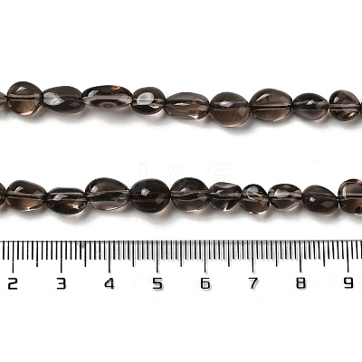 Natural Obsidian Beads Strands LS-G-P497-01A-15-1