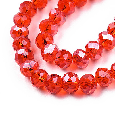 Electroplate Glass Beads Strands EGLA-A034-T2mm-A27-1