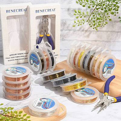DIY Wire Wrapped Jewelry Making Kits PT-BC0001-48A-1