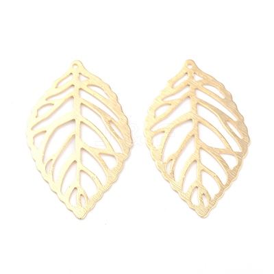 Brass Pendants KK-O139-06G-1