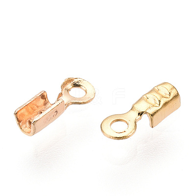 Brass Folding Crimp Ends KK-Q735-75G-1