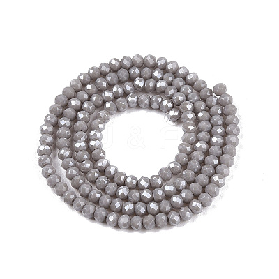 Electroplate Glass Beads Strands EGLA-A044-P1mm-A10-1