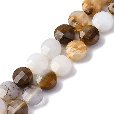 Natural Blue Chalcedony Beads Strands G-C179-A47-03-1
