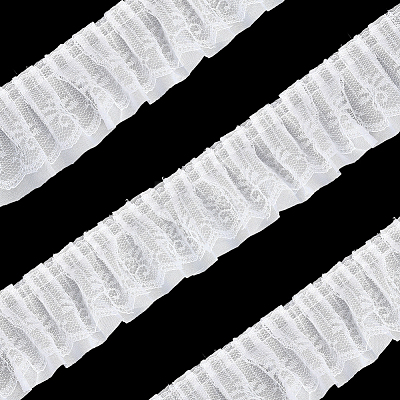 5 Yards Double Polyester Lace Trim for Sewing Decoration OCOR-GF0005-06E-1