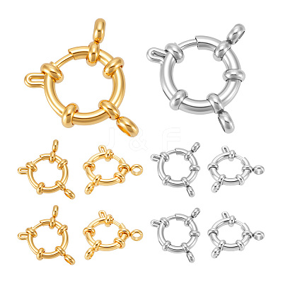 304 Stainless Steel Spring Ring Clasps STAS-UN0010-66-1